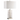 Illuminate your space with the exquisite 25" Collin Marble Table Lamp. A harmonious blend of luxurious materials and contemporary design, this lamp features a stunning ivory marble base complemented by sleek silver and white accents. Crafted from premium marble and iron, its robust construction ensures both durability and elegance.