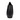 A sleek black, 17-inch Andria large black vase made of metal (aluminum), with a modern design.