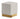 Get back to basics with a contemporary twist when you add the handsome Jax Cream Velvet Ottoman/Stool to the mix. The velvet upholstery is nothing short of stunning and covers every inch of the ottoman with the exception of the contrasting gold stainless steel base. Your choice of fashionable colors makes it easy to pair this stool with your existing seating group in the living room or den or add a splash of excitement to a bedroom or dressing area.