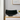A sleek black, 17-inch Andria large black vase made of metal (aluminum), with a modern design.