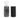 Unscented Hobnail Pillar Candle, Black, Tall