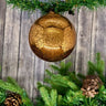 Enhance your holiday decor with our 120mm Hand Blown Top Mercury Glass Ornament in Copper. This stunning ornament features a hand-blown design that showcases a rich copper hue, beautifully reflecting light for a warm and inviting glow.