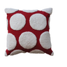 The cotton slub fabric offers a unique texture that's both visually appealing and comfortable to the touch. It measures 18.0 in length and 18.0 in height, making it a versatile addition to any seating area. Whether it's brightening up a sofa or adding a pop of color to a bedding ensemble, this pillow is a versatile choice that combines style with comfort. Its durable polyester fill ensures that it will remain a favorite for lounging and decoration alike. A playful square pillow in a cotton slub fabric, dott