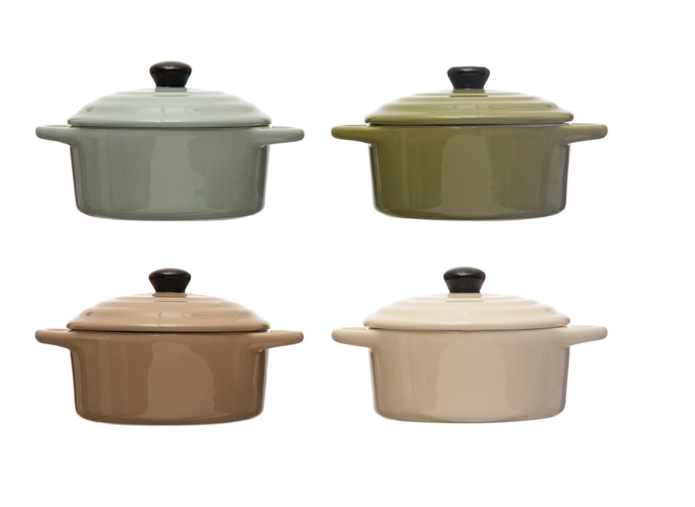 Available in 4 colors. Steam, simmer, and sizzle in style with our thoughtfully crafted collection of cookware and bakeware. Explore a wide array of pieces that are both fashionable and functional including measuring cups, measuring spoons, bake pans, crocks, mixing bowls, batter bowls, berry baskets, scoops, strainers, spreaders, and so much more.