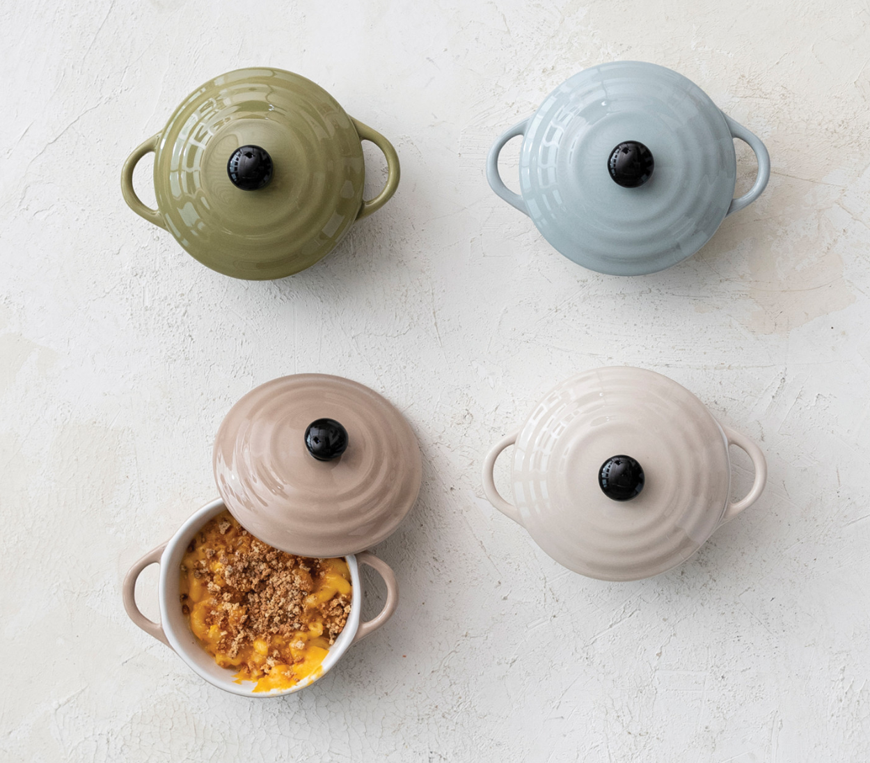 Add a touch of beauty to meal prep or holiday baking with this carefully curated collection of kitchen wares that are sure to impress.