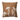 Brown and natural linen printed pillow with floral image. Machine Wash Warm, Gentle Cycle, Do Not Bleach, Tumble Dry Low, Warm Iron if Needed.&nbsp;