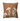 Brown and natural linen printed pillow with floral image. Machine Wash Warm, Gentle Cycle, Do Not Bleach, Tumble Dry Low, Warm Iron if Needed.&nbsp;