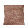 The 32" Square Jute &amp; Leather Chindi Floor Pillow blends rustic charm with modern design, featuring a unique chindi weave crafted from jute and leather in earthy putty and rust tones. Perfect for casual seating or as a statement accent, this generously sized floor pillow adds texture and warmth to any room. Its durable construction ensures long-lasting style, making it an ideal choice for living spaces, reading nooks, or bohemian-inspired decor.
