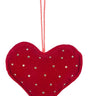 Celebrate the season with our 5.5" red heart hanger made from soft polyester. This charming ornament features a classic heart design, perfect for adding a touch of love and warmth to your holiday décor. Ideal for hanging on trees, wreaths, or as part of festive displays, it effortlessly enhances any space.