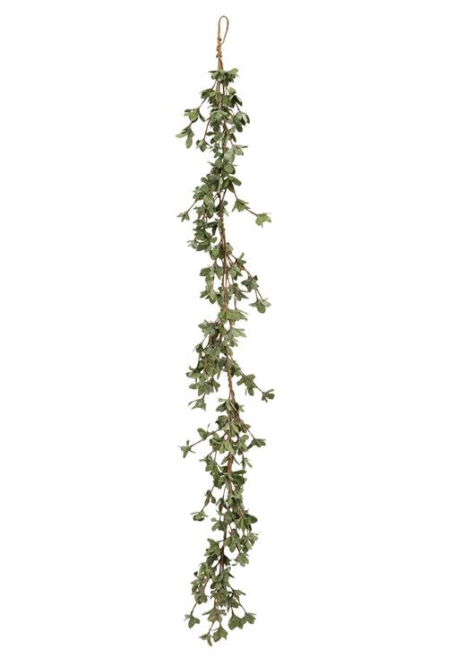 Bring the beauty of nature indoors with our 60" Green Leaf Garland. This lush garland features vibrant, lifelike leaves that add a fresh, organic touch to your decor. 