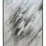 The 50" x 74" Abstract Canvas in Gray with Black Frame is a striking work of modern art that exudes sophistication and depth. Featuring an abstract design in varying shades of gray, the canvas creates a harmonious balance of texture and movement. Encased in a sleek black frame, this large-scale piece makes a bold statement as a focal point in living rooms, dining areas, or offices, seamlessly blending contemporary style with timeless elegance.