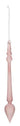 Antique Blush Glass Icicle Ornament