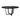 This black dining table is certain to add character to your space with its rounded surface and uniquely modern overlapping cross-legged frame. Measuring a generous 63W x 31H, it can comfortably seat five people, meaning you can bring a stylish flair to your family dinner or gatherings. The muted colorway of the tabletop and frame ensures that the table can complement almost all interior styles.