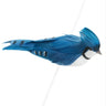 Add a splash of color to your decor with our Blue Jay Bird with Clip, crafted from foam and adorned with vibrant feathers. This charming accent features stunning blue hues and intricate detailing, capturing the essence of this beautiful bird.