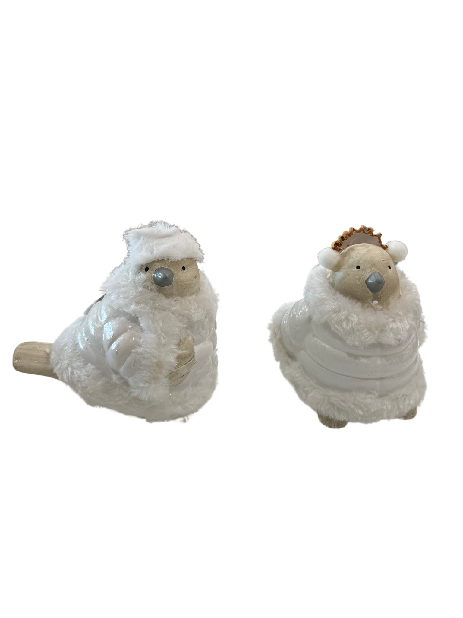 Enhance your decor with our charming White Bird/Coat collection, available in two delightful styles. Each piece features a soft, pristine white finish that adds a touch of elegance to your home.