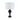 Crafted from a sturdy mix of iron and mango wood, this contemporary table lamp features a black and gray hue, a unique shape including a pedestal base and spherical ball in the middle of the frame, and a classic shade. An ideal size for your bedside table, a desk in your study, or a living room end table, it will catch the eye of your guests from any location. Measurements: 26H x 16D x 16W.