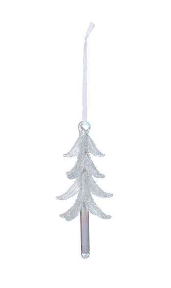 Our Blown Glass Tannenbaum Tree Ornament is a whimsical alpine treasure. Sure to dazzle with its reflective shimmer, the curled branches and icy textured details transport you to the fanciful forests of Christmas chronicles.