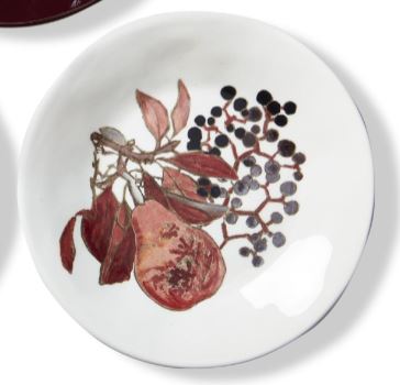 Elevate your dining space with a modern appetizer plate. Its debossed pattern and hand-stamped design add elegance and versatility to any occasion. Crafted by artisans, it seamlessly complements a range of earthenware options from tag.

Available in 3 styles. Each style sold separately.