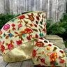 Add a vibrant touch to your creations with our Multicolor Burn Out Velvet Floral Ribbon. Measuring 4" wide and 10 yards long, this stunning ribbon features a beautiful floral pattern that combines rich colors with a soft, textured finish.
