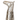 A silver horse head jigger made of cast aluminum and stainless steel, featuring a distinctive design with a nickel finish.