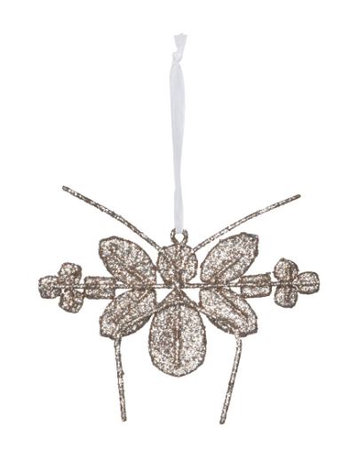 Our Champagne Gem Bee Ornament is a fanciful splendor. This sparkling bee will set your tree abuzz with its faceted jewels and glittering details.