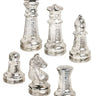 Elevate your game night with our Set of 6 Glass Chess Pieces in Silver. This elegant collection features beautifully crafted pieces that add a sophisticated touch to your chessboard.