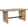 The Dann Foley Lifestyle Dining Table showcases timeless elegance with its mango wood veneer construction and a warm light tobacco brown finish. Designed for both style and durability, this table brings natural beauty and sophistication to any dining space, making it perfect for everyday meals or special gatherings.