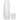 A clear glass decanter with a matching drinking glass, both are empty and set against a white background.