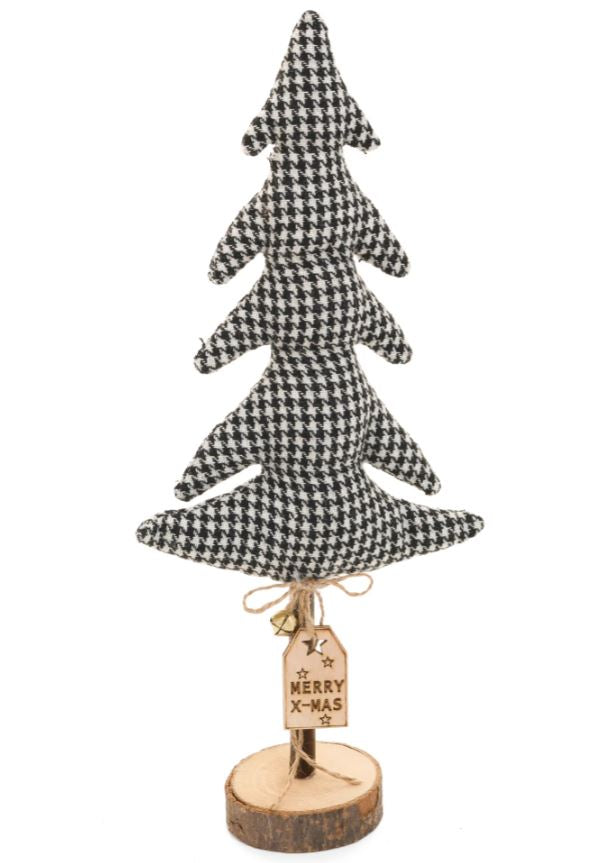  This chic piece features a classic check pattern that combines modern aesthetics with a timeless charm. Crafted from durable poly fabric, it’s perfect for showcasing on mantels, tabletops, or as part of a festive centerpiece. Its versatile design complements a variety of decor styles, making it a delightful addition to your seasonal collection. Celebrate the season with this charming deco tree that brings warmth and elegance to your home!