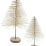 This charming piece features a soft off-white finish that adds a touch of elegance to your festive displays. The sturdy wood base provides stability and a rustic contrast, making it perfect for showcasing on mantels, tabletops, or as part of a holiday centerpiece. Its simple yet stylish design complements various decor styles, from traditional to contemporary. Celebrate the season with this delightful deco tree that brings warmth and a cozy vibe to your home!