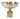Decorative bowl with gold accents on a white background