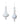 Our Frosty Pearl Glass Finial Ornaments are a glacial duo in two assorted styles. Their pearlescent hand finish adds glisten and shine to their milky white color. These delicate ornaments add a whimsical touch to arctic themed décor.