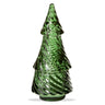 This Christmas tree tea light holder is a fun and festive way to add light and ambiance to your home during the holiday season. The green soda lime glass tree is simple and elegant, and it will complement any decor.