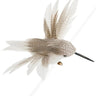 This charming accent features intricate detailing and a lovely blend of gray and white hues, making it a versatile addition to any seasonal display. The convenient clip allows you to easily attach it to branches, wreaths, or floral arrangements, adding a whimsical touch to your home. Perfect for spring or year-round decor, this delightful hummingbird captures the essence of the outdoors and brings a cheerful vibe to your space. Celebrate the beauty of nature with this enchanting clip-on decoration!