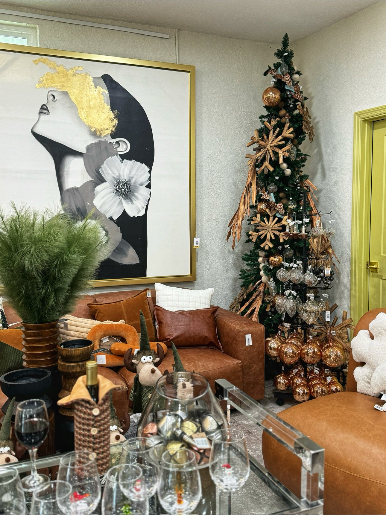 Copper Mercury Glass Ornament Hand Blown Top, 120mm