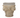 Decorative stone column capital on a white background