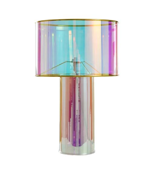 The Margot Pink Glass Table Lamp is a chic and stylish accent piece that adds a soft touch of elegance to any room. Standing at 22 inches tall, this lamp features a beautifully crafted pink glass base paired with a sleek shade, designed to complement both modern and traditional decor. With a 100-watt capacity, it provides ample illumination, making it perfect for side tables, nightstands, or desks, while its vibrant color adds a subtle pop to your space.