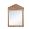 Enhance your living space with the timeless elegance of the DANN FOLEY LIFESTYLE Natural Wood Framed Mirror. Measuring 38 inches in width, 54 inches in height, and 2 inches in depth, this exquisite mirror is the perfect blend of form and function.