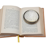 This is the perfect paperweight. Use it on your desk or table and when pausing from reading a book, place the paperweight on it to keep the book open to the right place. 