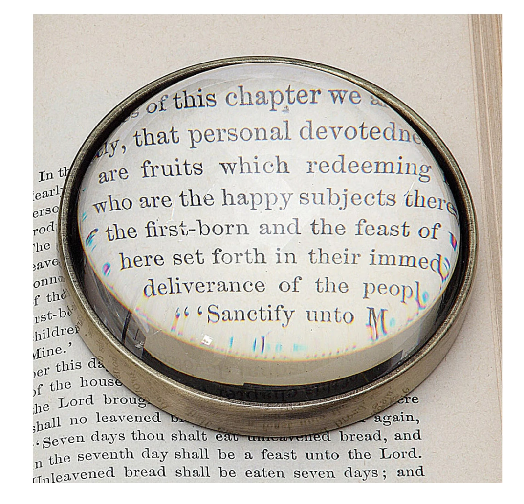 This is the perfect paperweight. Use it on your desk or table and when pausing from reading a book, place the paperweight on it to keep the book open to the right place. 