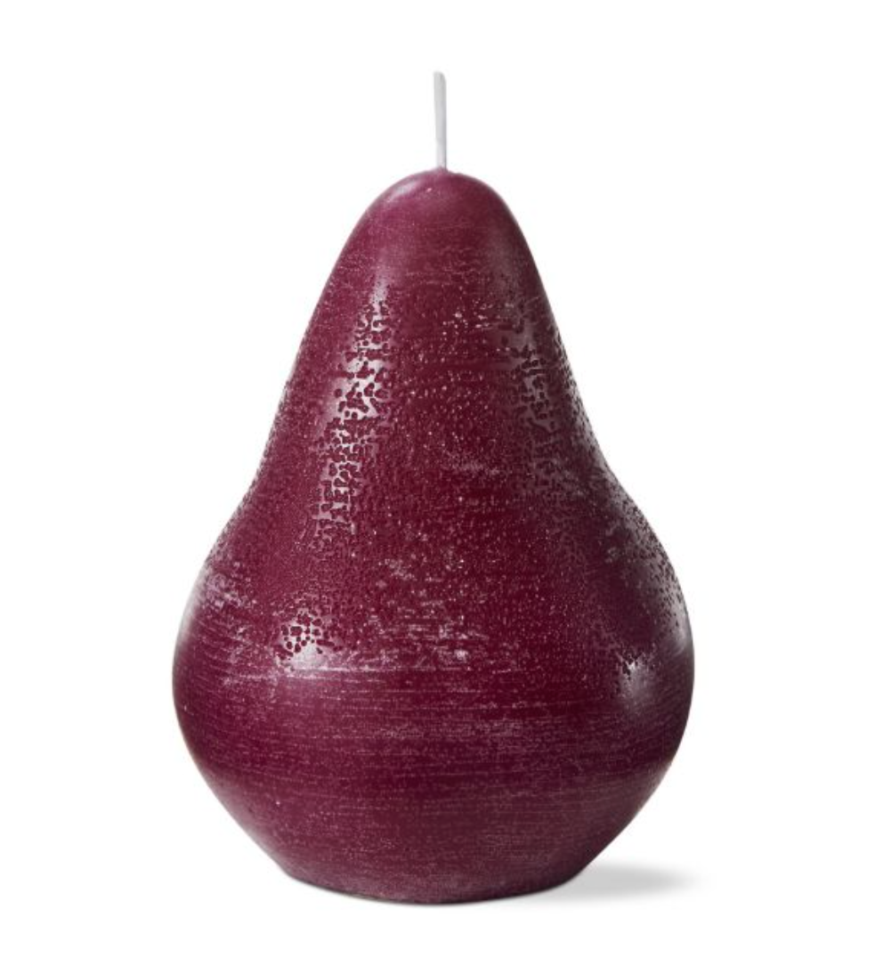 Pear Candle, Eggplant