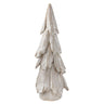 This beautiful reactive glaze tree is a unique addition to any Christmas spread from mantels to tabletops. Versatile enough to use as decor all year-round! Pair with taller pine snowy tree for a dramatic effect. Slight color variations are to be expected—each piece is one-of-a-kind, no two pieces will be exactly alike.