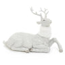 This beautifully crafted piece features a sleek design that combines shimmering silver with a crisp white finish, making it a stunning focal point for your seasonal displays. Perfect for mantels, tabletops, or as part of a festive centerpiece, this deer stand adds a sophisticated and whimsical touch to any space. Celebrate the season with this charming decor piece that embodies the magic and beauty of winter!