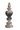 Decorative column with intricate designs on a white background
