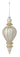 Each finial boasts a frosted glass finish adorned with shimmering rhinestone patterns that catch the light beautifully, adding a touch of glamour to your holiday decor. These elegant ornaments are perfect for creating a sophisticated and festive atmosphere, whether hanging from tree branches or displayed as part of your holiday centerpiece. With their unique designs, these finials are sure to become cherished pieces in your seasonal collection, making your celebrations truly special.