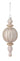 Each finial boasts a frosted glass finish adorned with shimmering rhinestone patterns that catch the light beautifully, adding a touch of glamour to your holiday decor. These elegant ornaments are perfect for creating a sophisticated and festive atmosphere, whether hanging from tree branches or displayed as part of your holiday centerpiece. With their unique designs, these finials are sure to become cherished pieces in your seasonal collection, making your celebrations truly special.