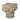 Decorative stone column base with intricate carvings on a white background