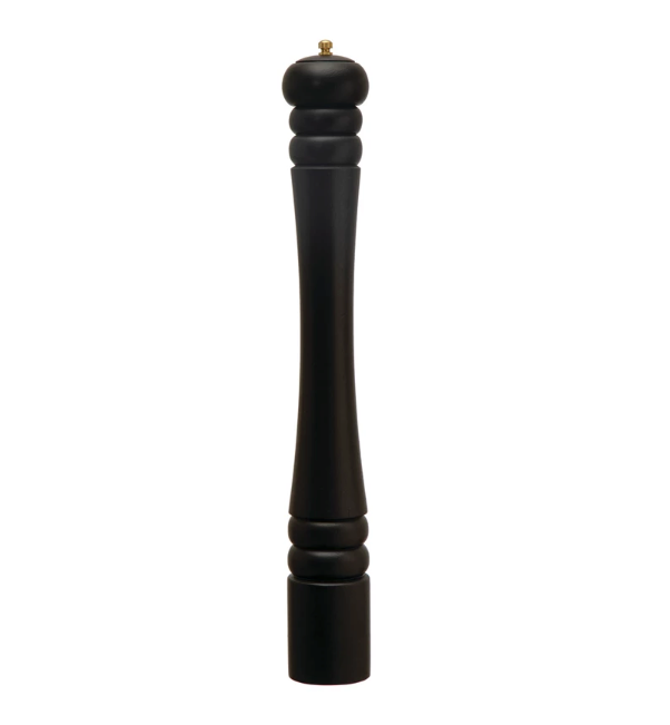 Rubberwood Salt/Pepper Mill, Black