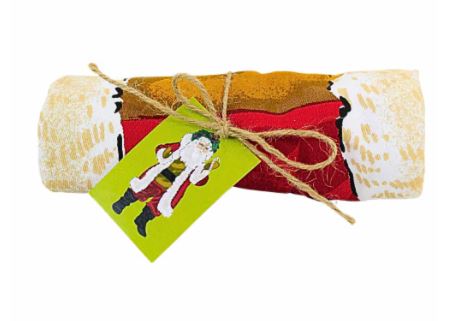 Each dishtowel showcases a festive Santa design, adding a touch of whimsy and warmth to your holiday preparations. Made from high-quality, absorbent fabric, these dishtowels are as practical as they are charming, perfect for everyday use or special occasions. Mix and match styles to create a joyful, seasonal atmosphere in your home or give them as a thoughtful gift to spread holiday cheer.