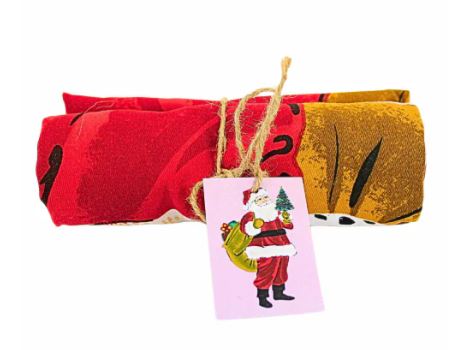 Each dishtowel showcases a festive Santa design, adding a touch of whimsy and warmth to your holiday preparations. Made from high-quality, absorbent fabric, these dishtowels are as practical as they are charming, perfect for everyday use or special occasions. Mix and match styles to create a joyful, seasonal atmosphere in your home or give them as a thoughtful gift to spread holiday cheer.